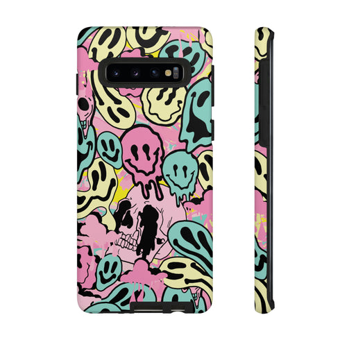 Pastel Melted Neon Smiley Phone Case